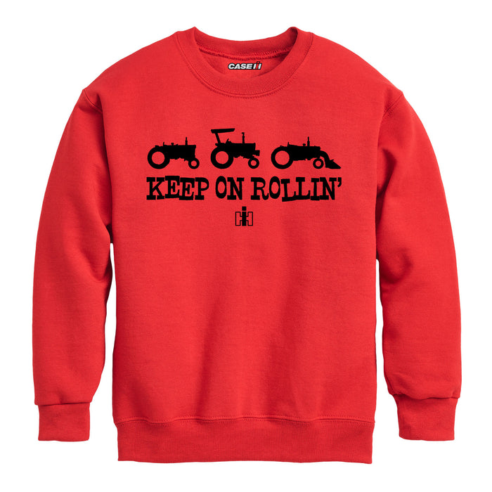 Keep On Rollin Boys Crew Fleece