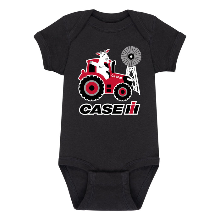 Case IH Goat Driving Tractor Infant One Piece