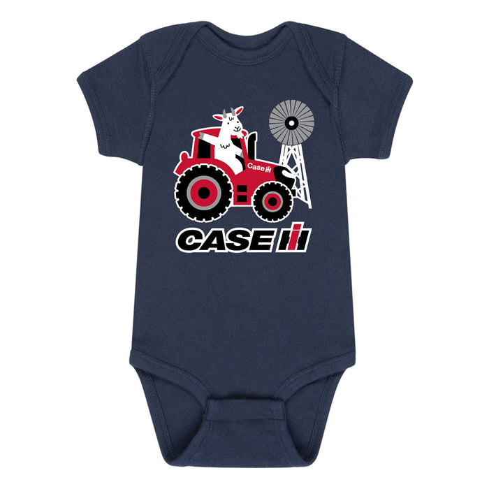 Case IH Goat Driving Tractor Infant One Piece