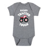 Raised Tractor Tough Infant One Piece