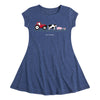 Farm Sweet Farm Kids Fit and Flare Dress