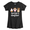 Case IH Farmers Daughter Girls Short Sleeve Tee