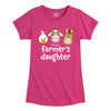 Case IH Farmers Daughter Girls Short Sleeve Tee