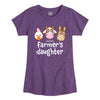 Case IH Farmers Daughter Girls Short Sleeve Tee