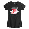 Case IH Horse Stripes Girls Short Sleeve Tee