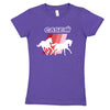 Case IH Horse Stripes Girls Short Sleeve Tee