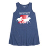 Horse Stripes Girls Aline Dress