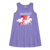 Horse Stripes Girls Aline Dress