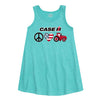 Peace Love Tractor Kids Aline Dress