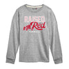 Raised Red Kids Long Sleeve Tee