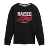 Raised Red Kids Long Sleeve Tee