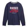 Raised Red Kids Long Sleeve Tee