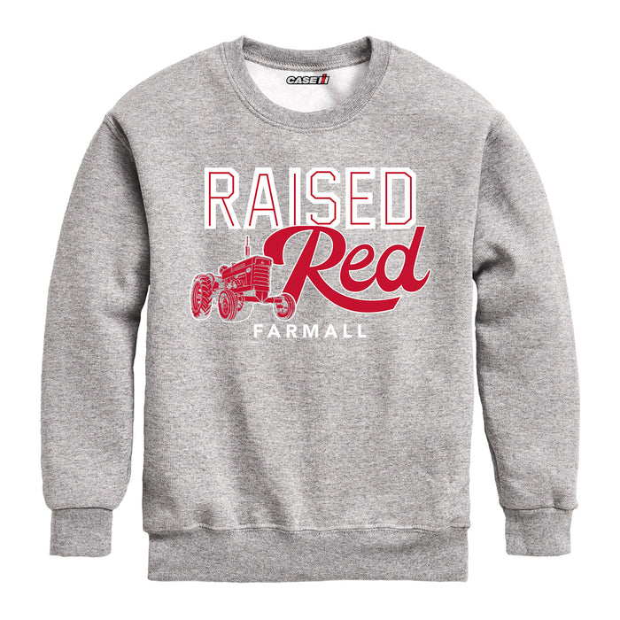 Raised Red Boys Crew Fleece