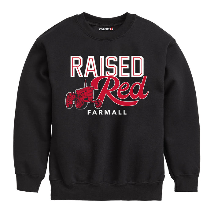 Raised Red Boys Crew Fleece