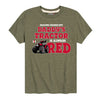 Seasons Change Daddy Tractor Kids Short Sleeve Tee