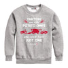 Tractor Potato Chip Cant Have Just One Boys Crew Fleece