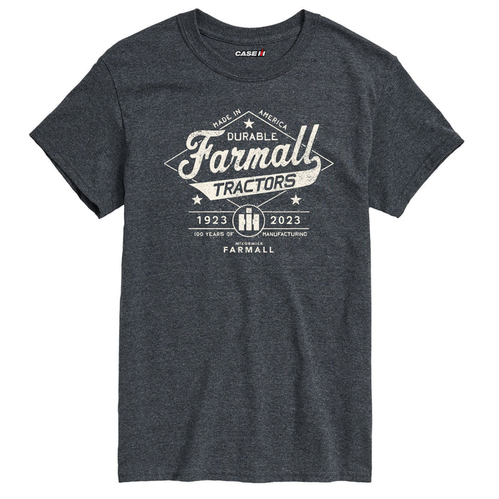 Farmall 100 Years Durable Mens Big & Tall T-Shirt