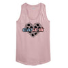 Case IH Sunflower Flag Fill Womens Racerback Tank