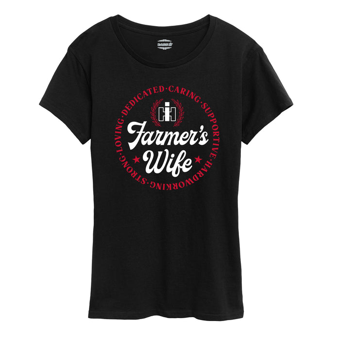 IH Farmers Wife Terms Womens Short Sleeve Tee