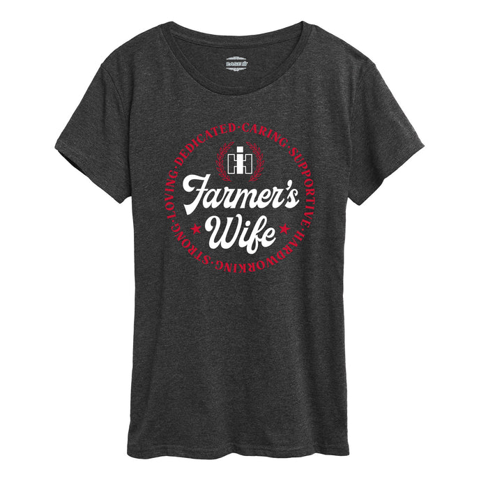 IH Farmers Wife Terms Womens Short Sleeve Tee