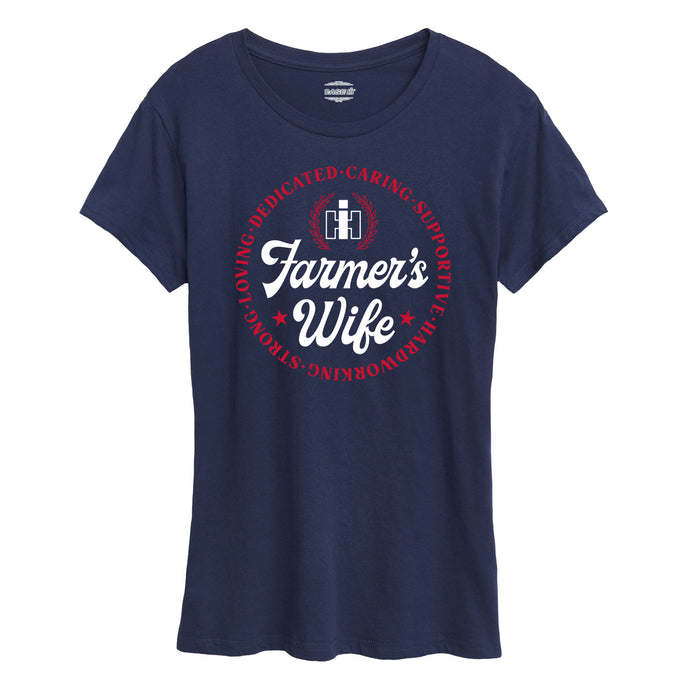 IH Farmers Wife Terms Womens Short Sleeve Tee