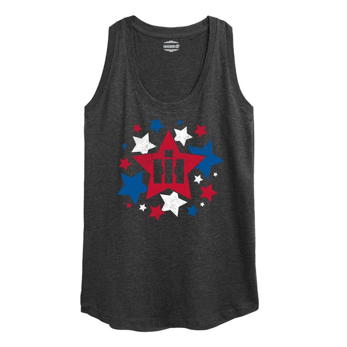 Scattered Stars IH Cut Out Womens Racerback Tank