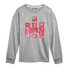 IH Watercolor Fill Logo Kids Long Sleeve Tee