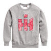 IH Watercolor Fill Logo Boys Crew Fleece
