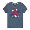 Scattered Stars IH Cut Out Boys Short Sleeve Tee