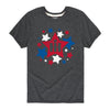 Scattered Stars IH Cut Out Boys Short Sleeve Tee