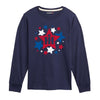 Scattered Stars IH Cut Out Kids Long Sleeve Tee