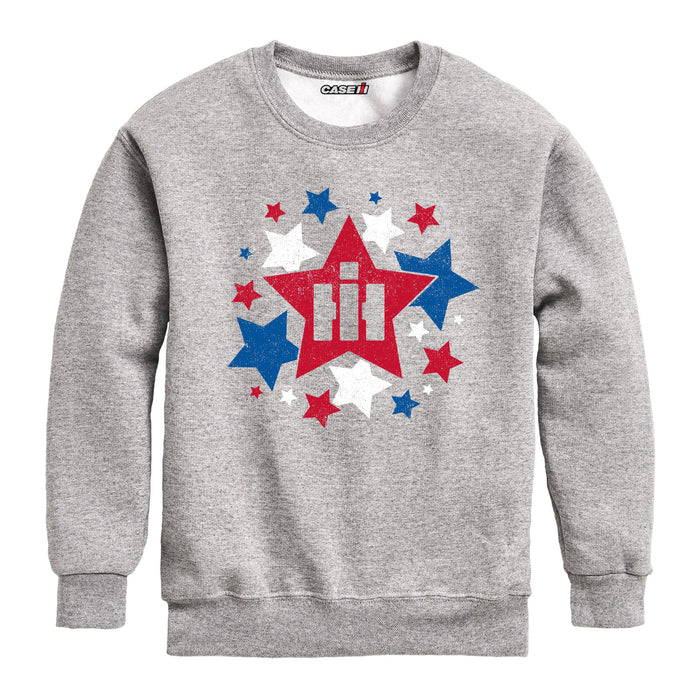 Scattered Stars IH Cut Out Boys Crew Fleece