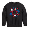 Scattered Stars IH Cut Out Boys Crew Fleece