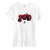 IH Watercolor Tractor Womens Short Sleeve Tee