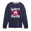 Barn Dude IH Kids Long Sleeve Tee