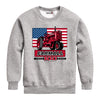 Farmall 100 Years American Flag Boys Crew Fleece