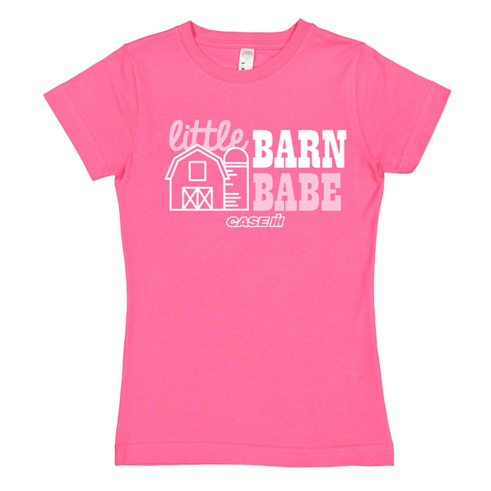 Little Barn Babe Girls Fitted Short Sleeve Tee