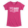 Little Barn Babe Girls Fitted Short Sleeve Tee