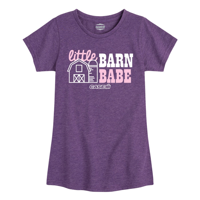 Little Barn Babe Girls Fitted Short Sleeve Tee