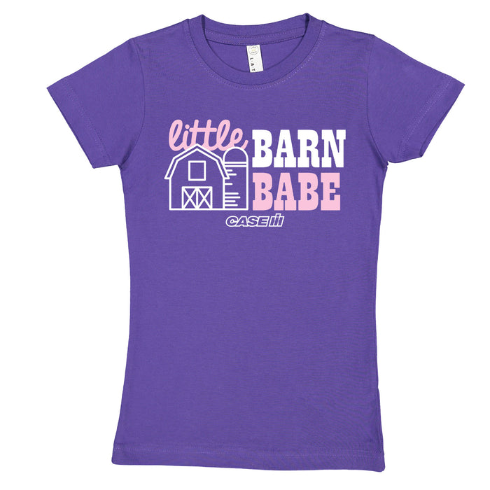 Little Barn Babe Girls Fitted Short Sleeve Tee