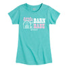 Little Barn Babe Girls Fitted Short Sleeve Tee