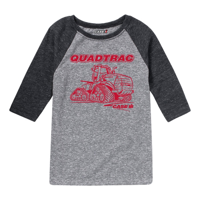 Quadtrac Graphic Line Case IH Boys Raglan