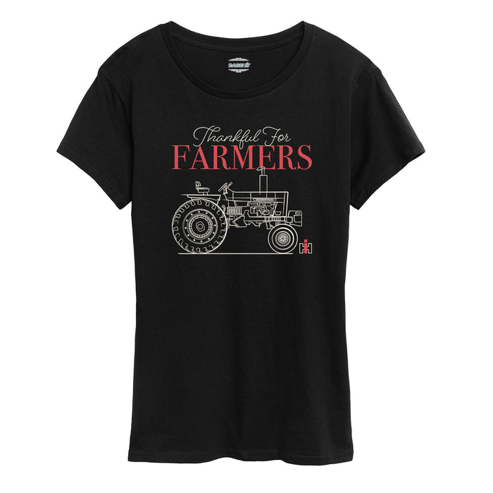 Thankful for Farmers Women Womens Short Sleeve Tee