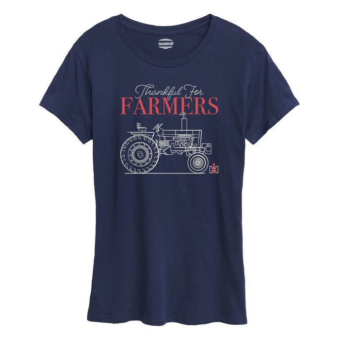 Thankful for Farmers Women Womens Short Sleeve Tee