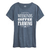 Weekends Coffee Farming IH Womens Short Sleeve Tee