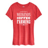 Weekends Coffee Farming IH Womens Short Sleeve Tee