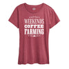 Weekends Coffee Farming IH Womens Short Sleeve Tee