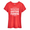 Weekends Coffee Farming IH Womens Short Sleeve Tee