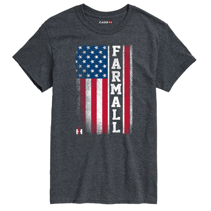 Farmall American Flag Mens Short Sleeve Tee