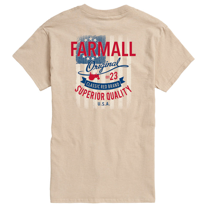Farmall Original Classic Red Brand Mens Short Sleeve Tee